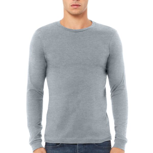 Unisex Heather CVC Long Sleeve Tee Thumbnail