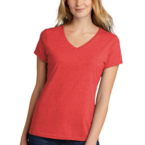 Ladies Tri Blend V Neck Tee Thumbnail