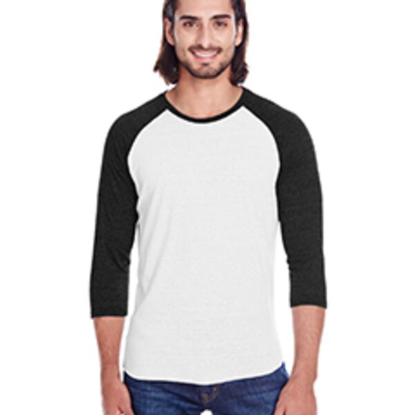 Unisex Triblend 3/4-Sleeve Raglan Thumbnail