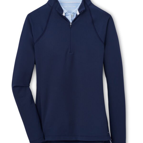 Peter Millar Women's Melange Raglan Sleeve Perth Layer Quarter-Zip Thumbnail