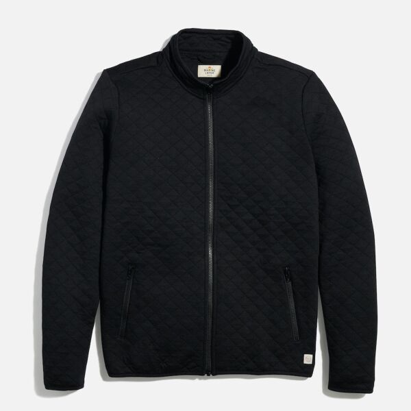 Men's Corbet Full Zip Jacket in Black Thumbnail