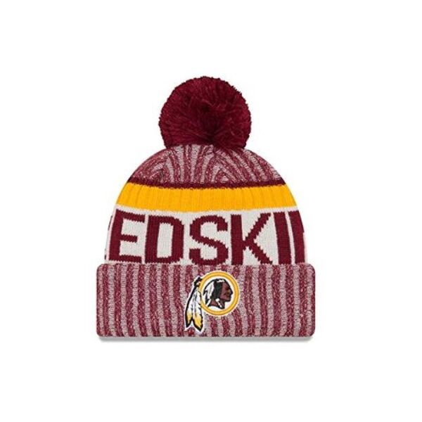 New Era Men's Men's Redskins 2017 Sideline Official Sport Knit Hat Thumbnail