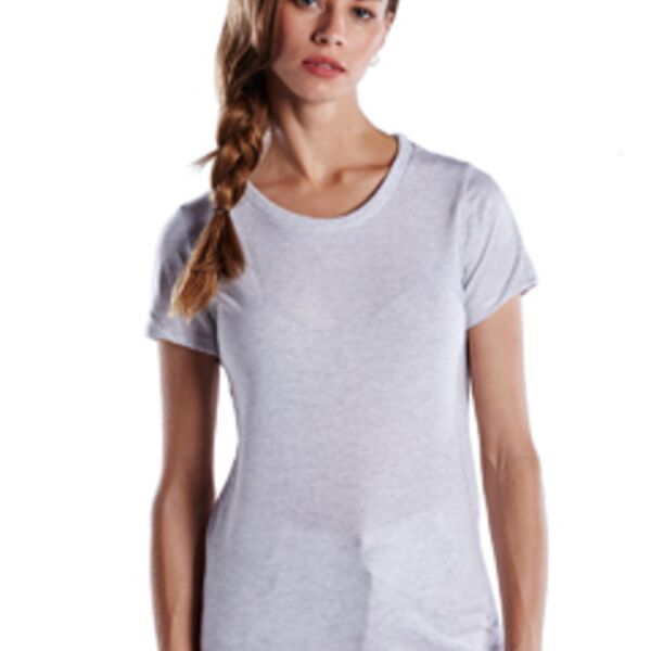 Ladies' Short-Sleeve Triblend Crew Thumbnail